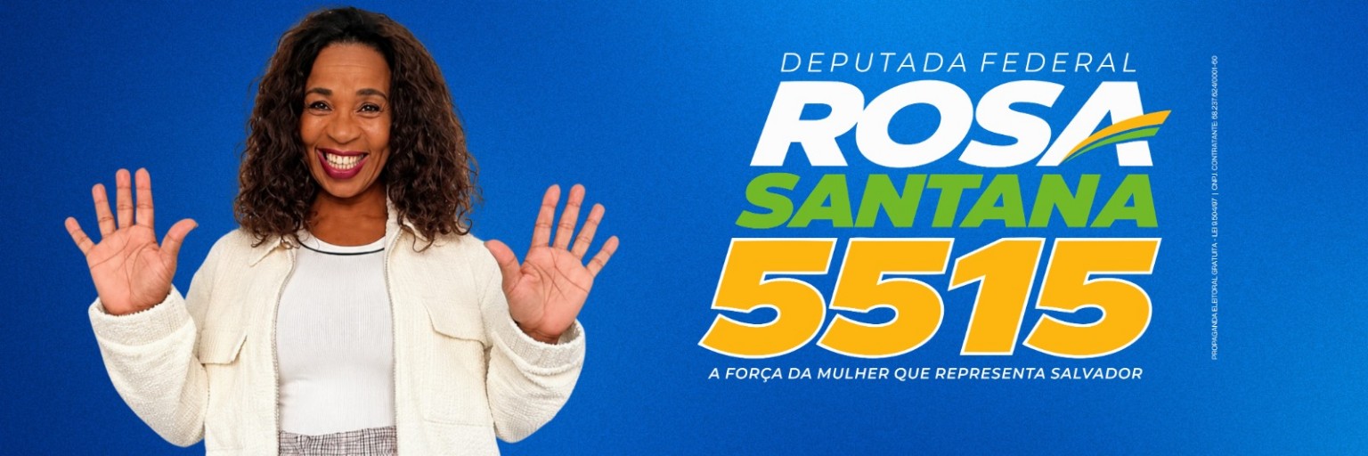Material de apresentação da candidatura de Rosa Santana